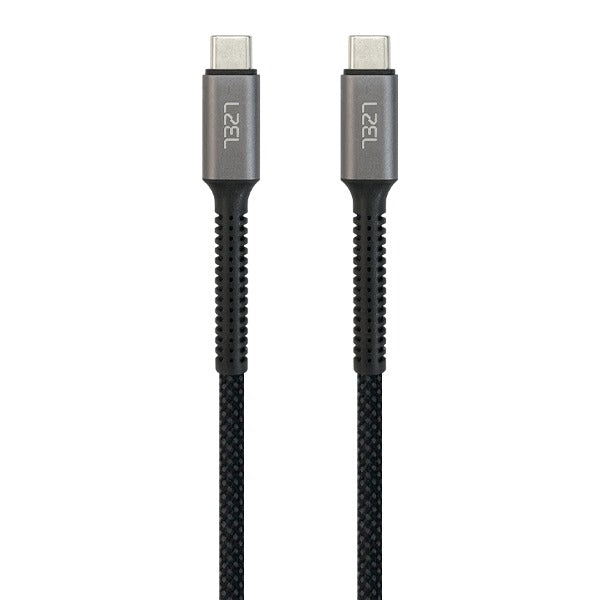 كيبل Celeris Power N مضفر من القماش من ليزل بقوة 240 واط من USB-C إلى USB-C بطول 1.2 متر | أسود كيبل Celeris Power N مضفر من القماش من ليزل بقوة 240 واط من USB-C إلى USB-C بطول 1.2 متر | أسود